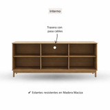 Rack Essencia 2 Puertas Nogal