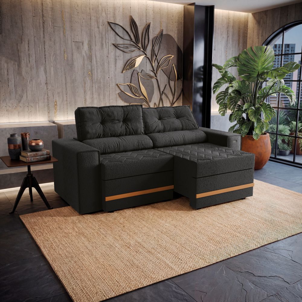 Sofá Reclinable y Extensible Havanna 2 Cuerpos