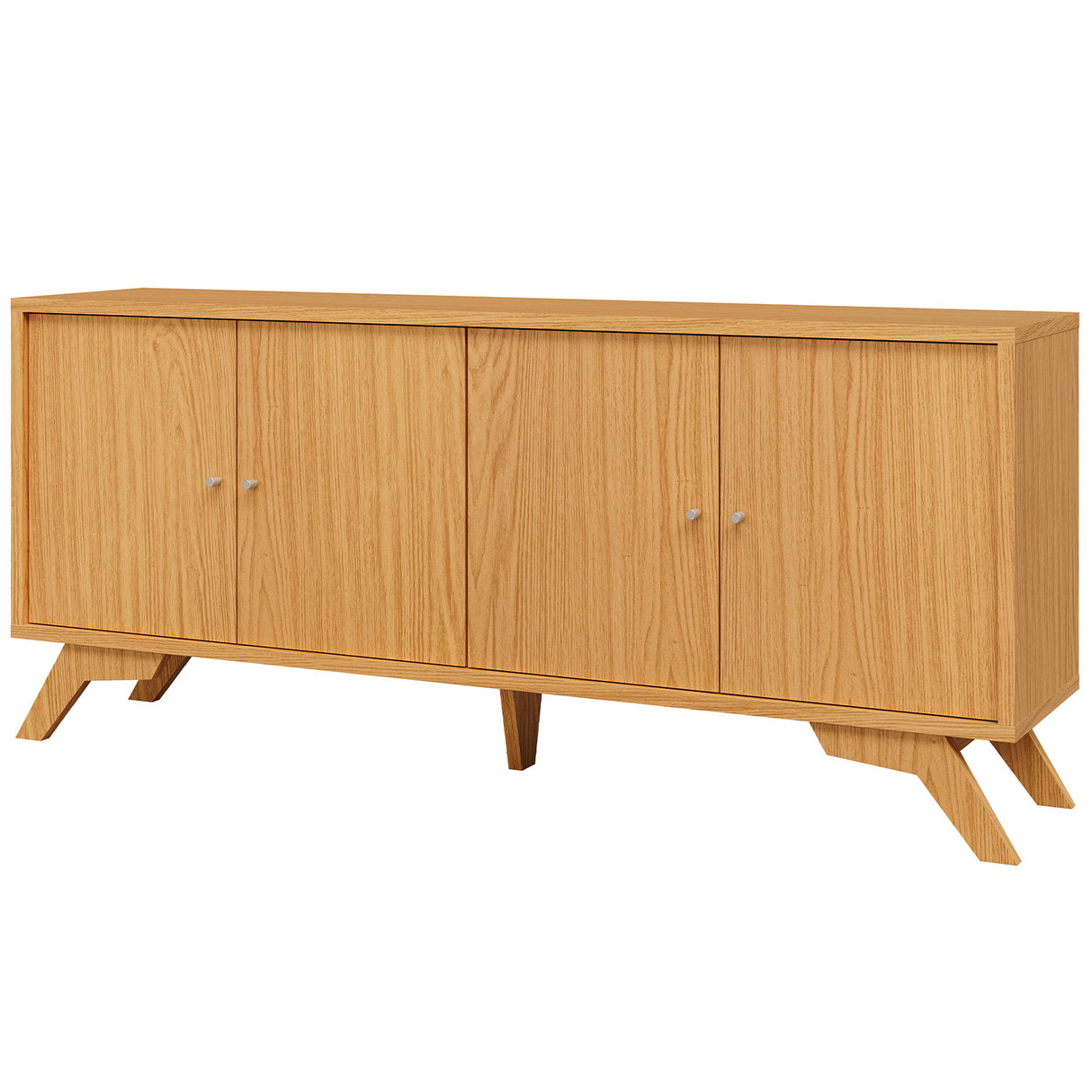 Rack Cantos 4 Puertas 180cm  Canela
