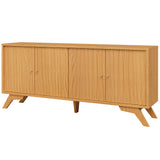 Rack Cantos 4 Puertas 180cm  Canela