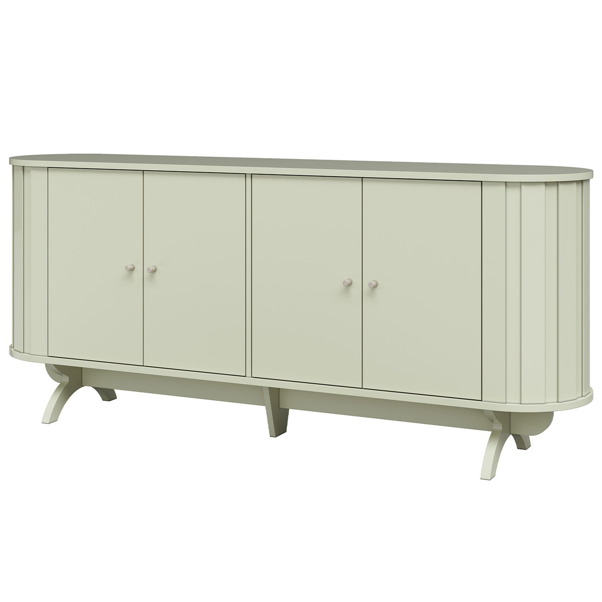 Rack Blumenau 4 Puertas 180cm Blanco