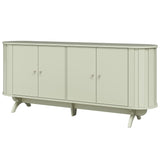 Rack Blumenau 4 Puertas 180cm Blanco