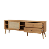 Rack Vitória 1P + 2C 180cm Canela