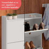 Zapatero Versa 2 Puertas Blanco