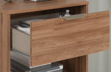 Velador Fit 1 Cajón Canela