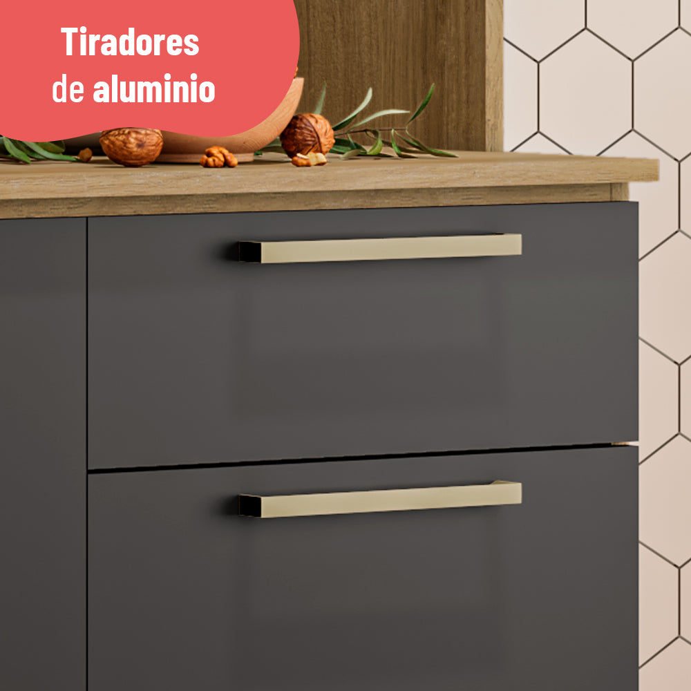 Estante de cocina Avelá 4 Puertas + 1 Cajón