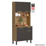 Estante de cocina Avelá 4 Puertas + 1 Cajón